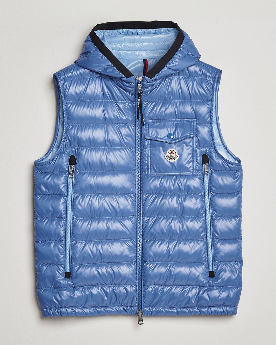 Herr | Västar | Moncler | Ragot Down Vest Light Blue