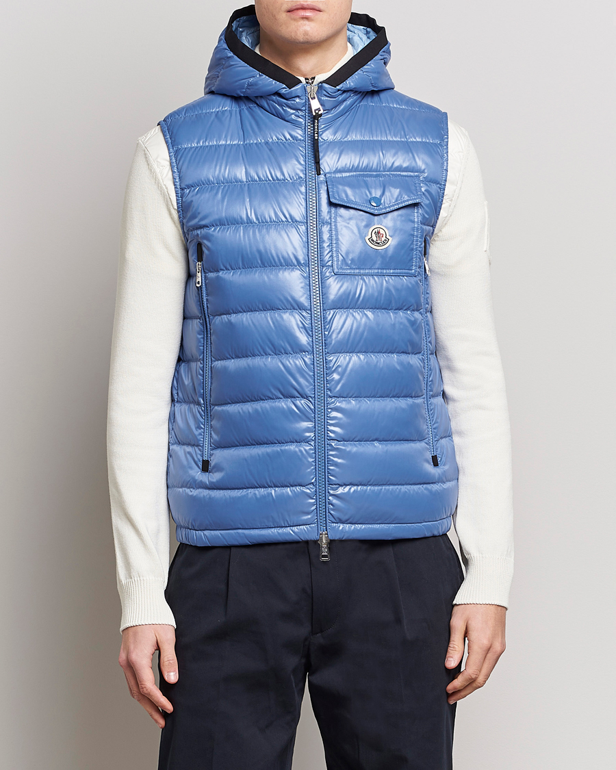 Herr | Västar | Moncler | Ragot Down Vest Light Blue