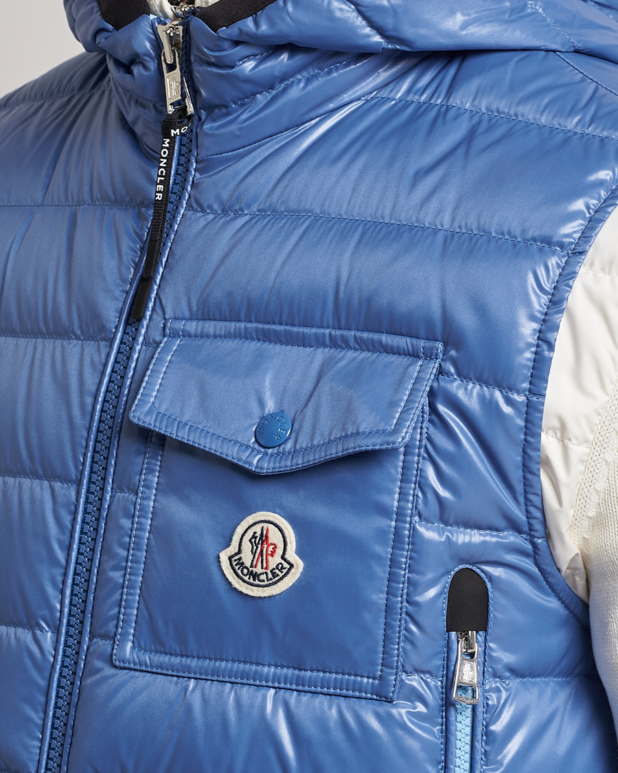 Herr | Västar | Moncler | Ragot Down Vest Light Blue