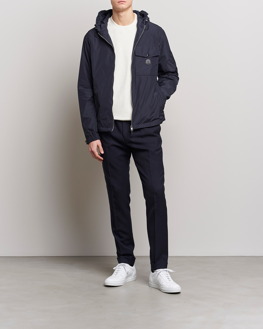 Herr | Jackor | Moncler | Fuyue Hooded Jacket Navy