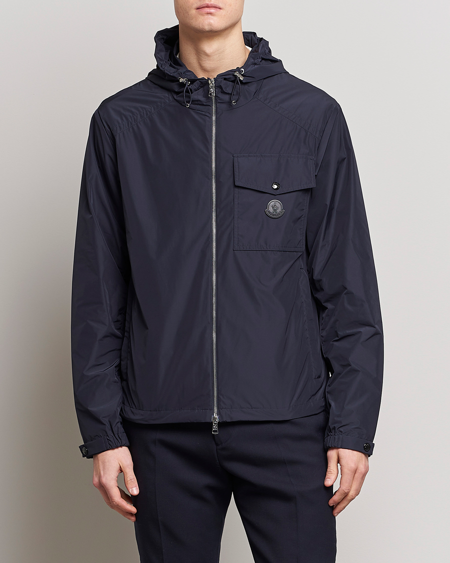 Herr | Jackor | Moncler | Fuyue Hooded Jacket Navy