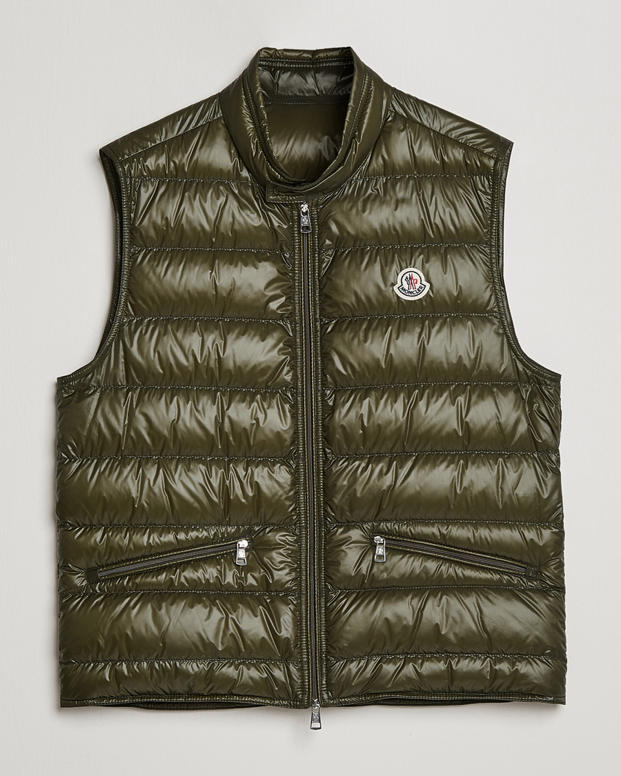 Herr | Västar | Moncler | Gui Down Vest Military Green