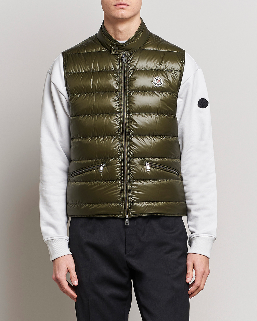 Herr | Västar | Moncler | Gui Down Vest Military Green