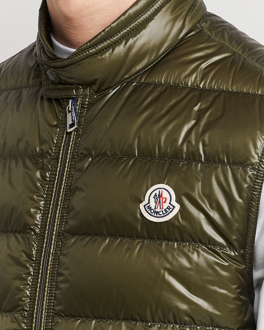Herr | Västar | Moncler | Gui Down Vest Military Green