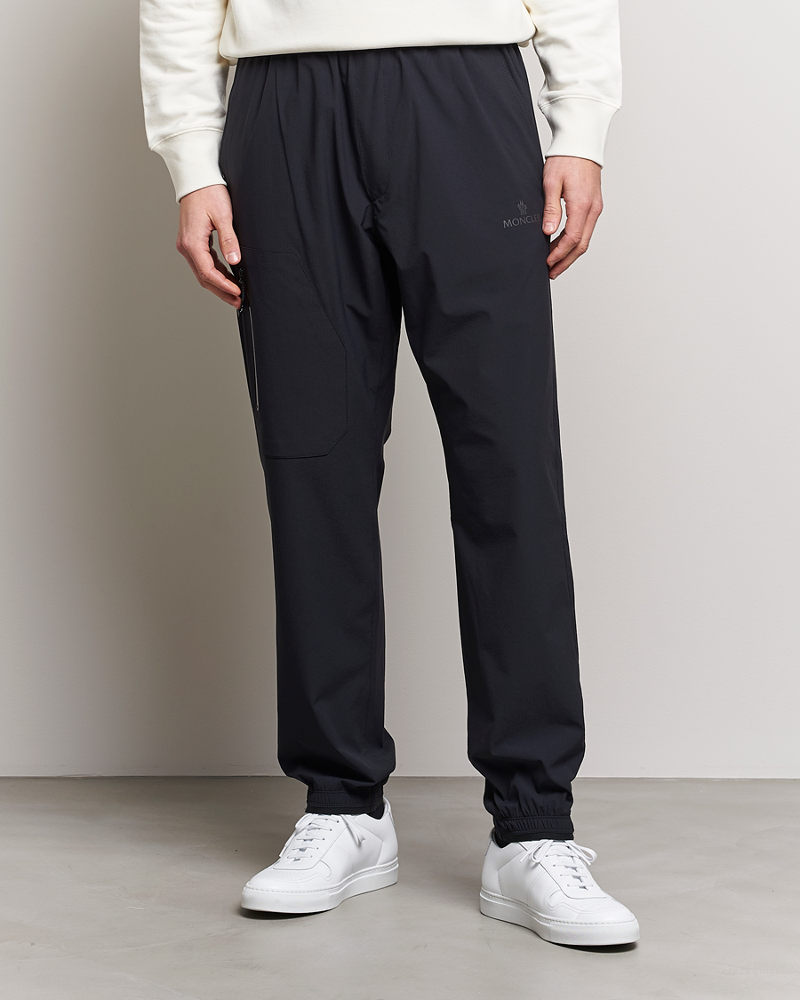 Herr | Byxor | Moncler | Drawstring Trousers Black