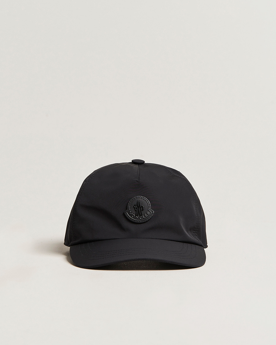 Herr | Moncler Tonal Logo Baseball Cap Black | Moncler | Tonal Logo Baseball Cap Black