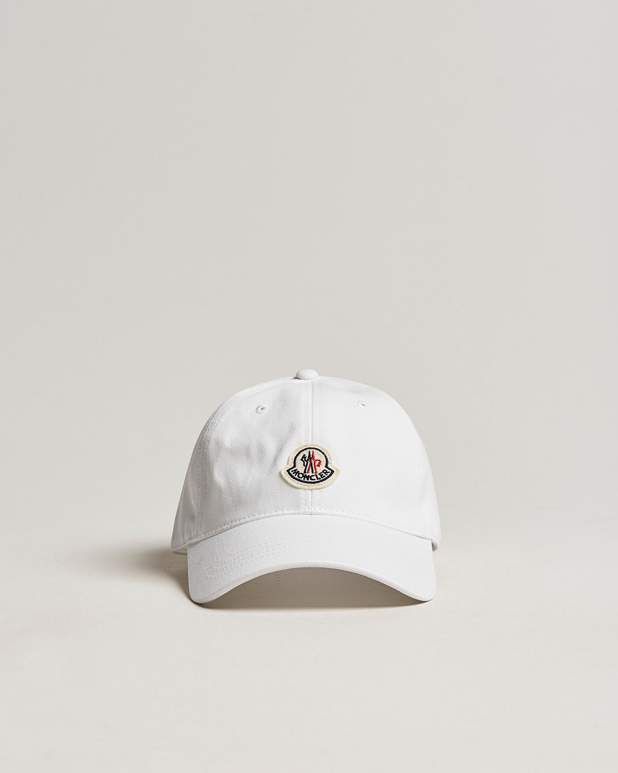 Herr | Moncler Baseball Cap White | Moncler | Baseball Cap White
