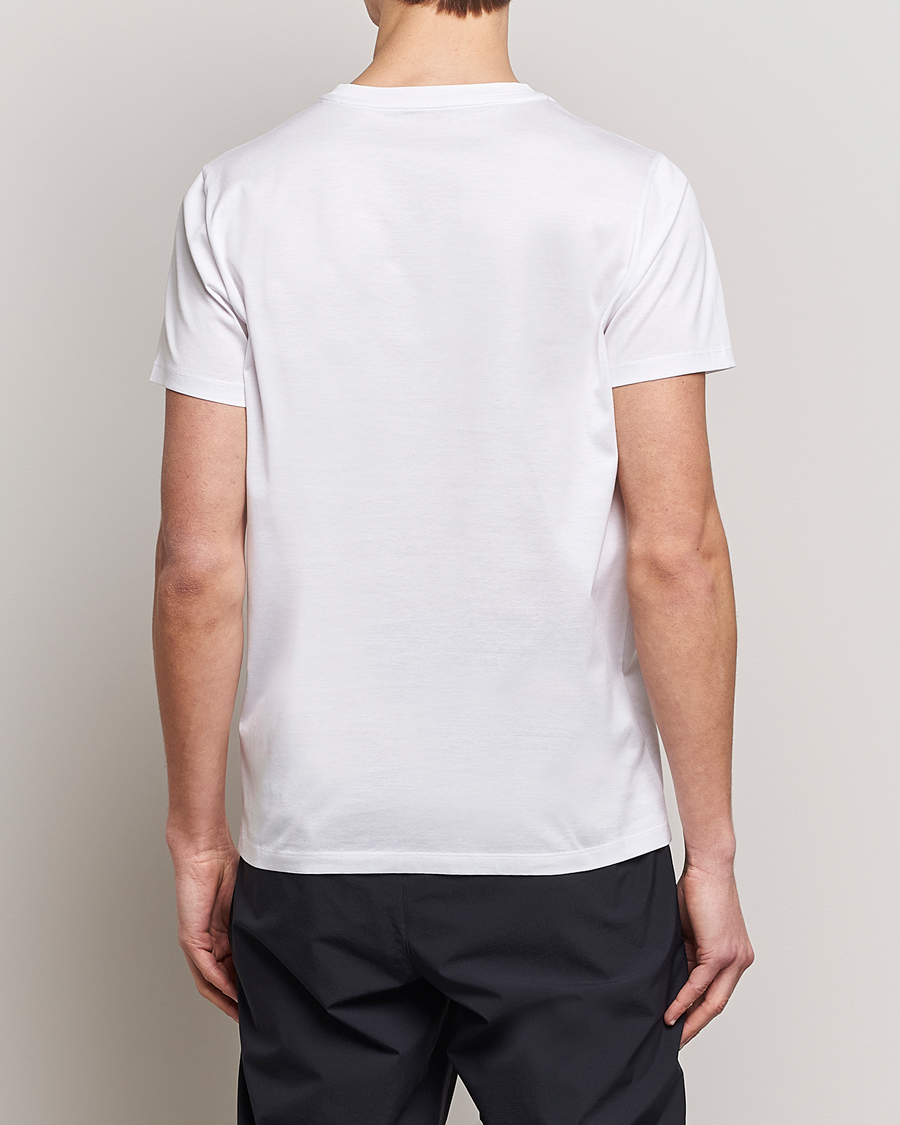 Herr | T-Shirts | Moncler | Double Logo T-Shirt White