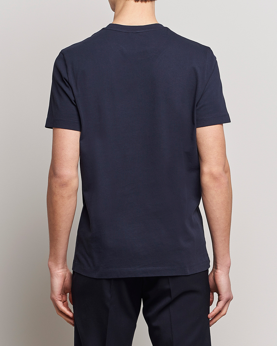 Herr | T-Shirts | Moncler | Lettering T-Shirt Navy