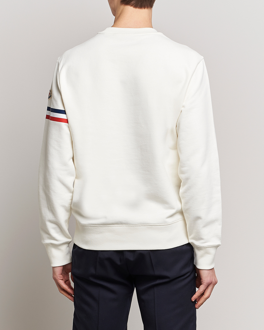 Herr | Tröjor | Moncler | Armband Logo Sweatshirt White