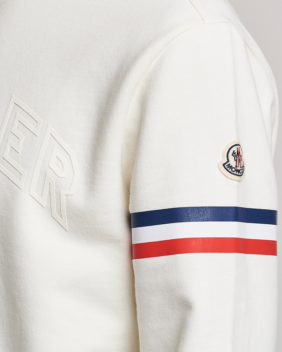 Herr | Tröjor | Moncler | Armband Logo Sweatshirt White