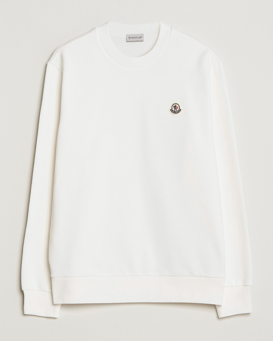 Herr | Tröjor | Moncler | Logo Patch Sweatshirt White