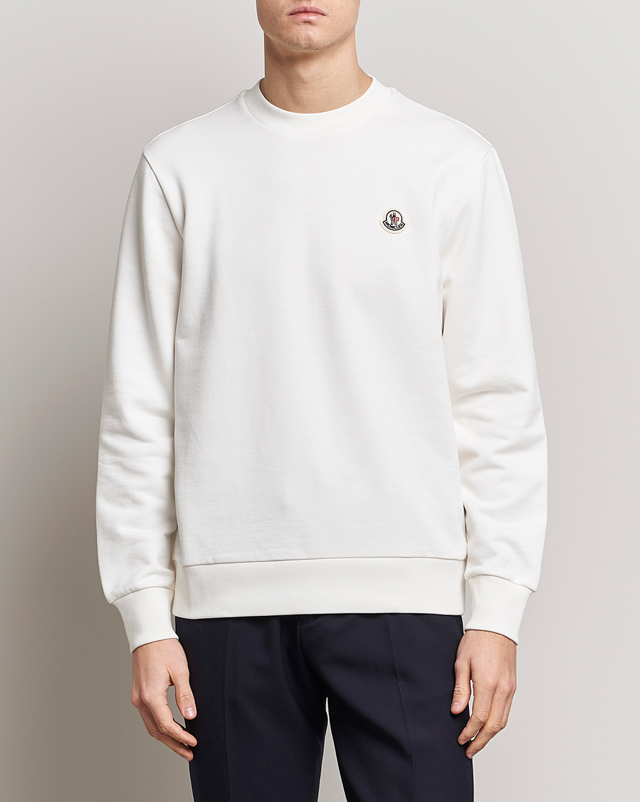 Herr | Sweatshirts | Moncler | Logo Patch Sweatshirt White