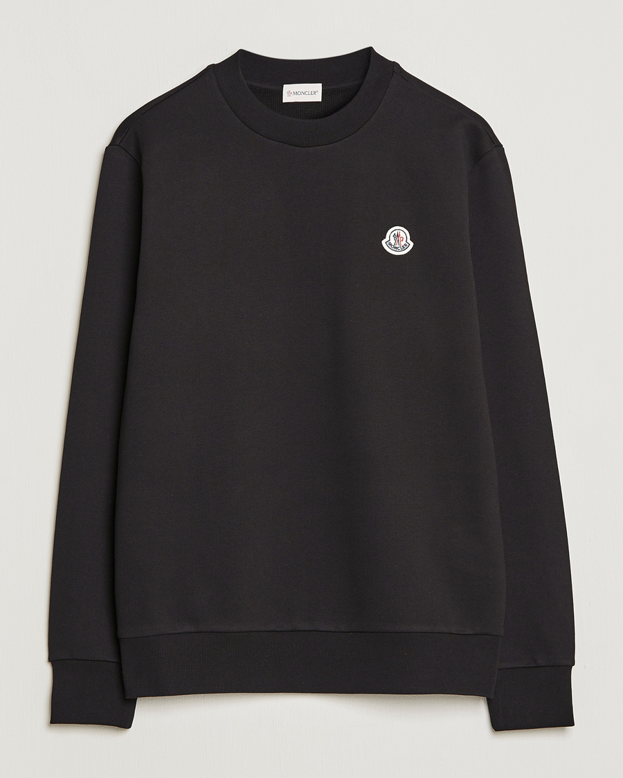 Herr | Tröjor | Moncler | Logo Patch Sweatshirt Black