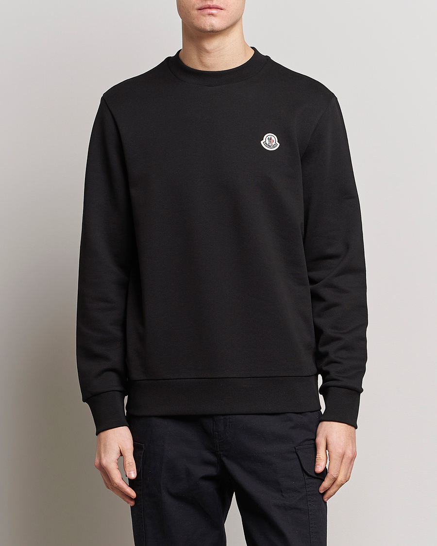Herr | Tröjor | Moncler | Logo Patch Sweatshirt Black