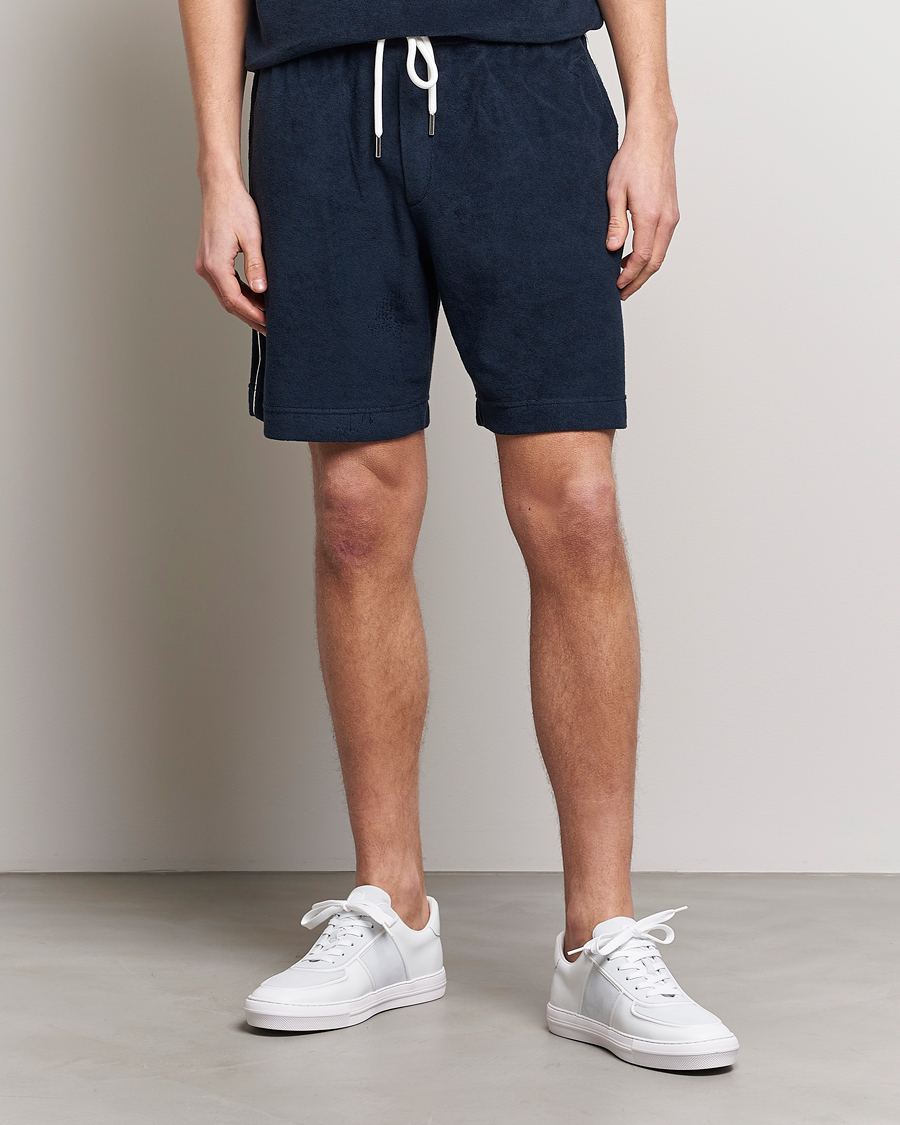 Herr | Shorts | Moncler | Sweat Shorts Navy