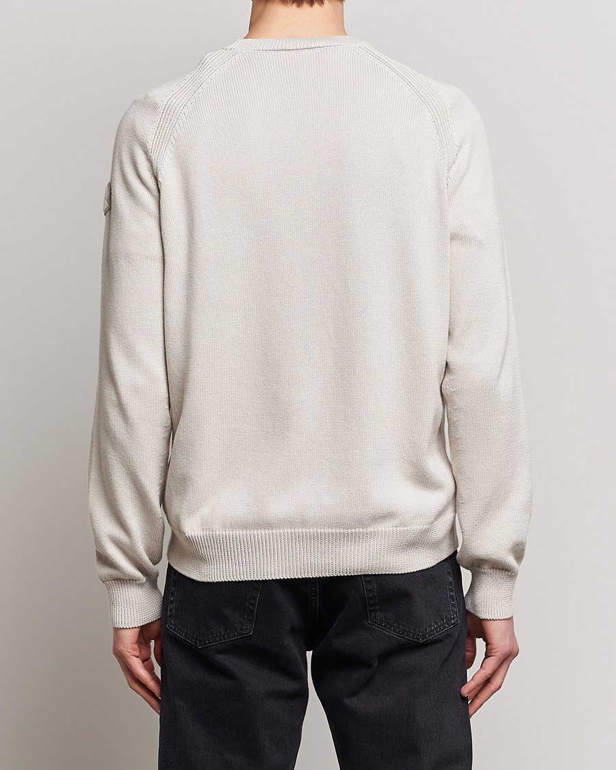 Herr | Tröjor | Moncler | Embroidered Sweater Beige