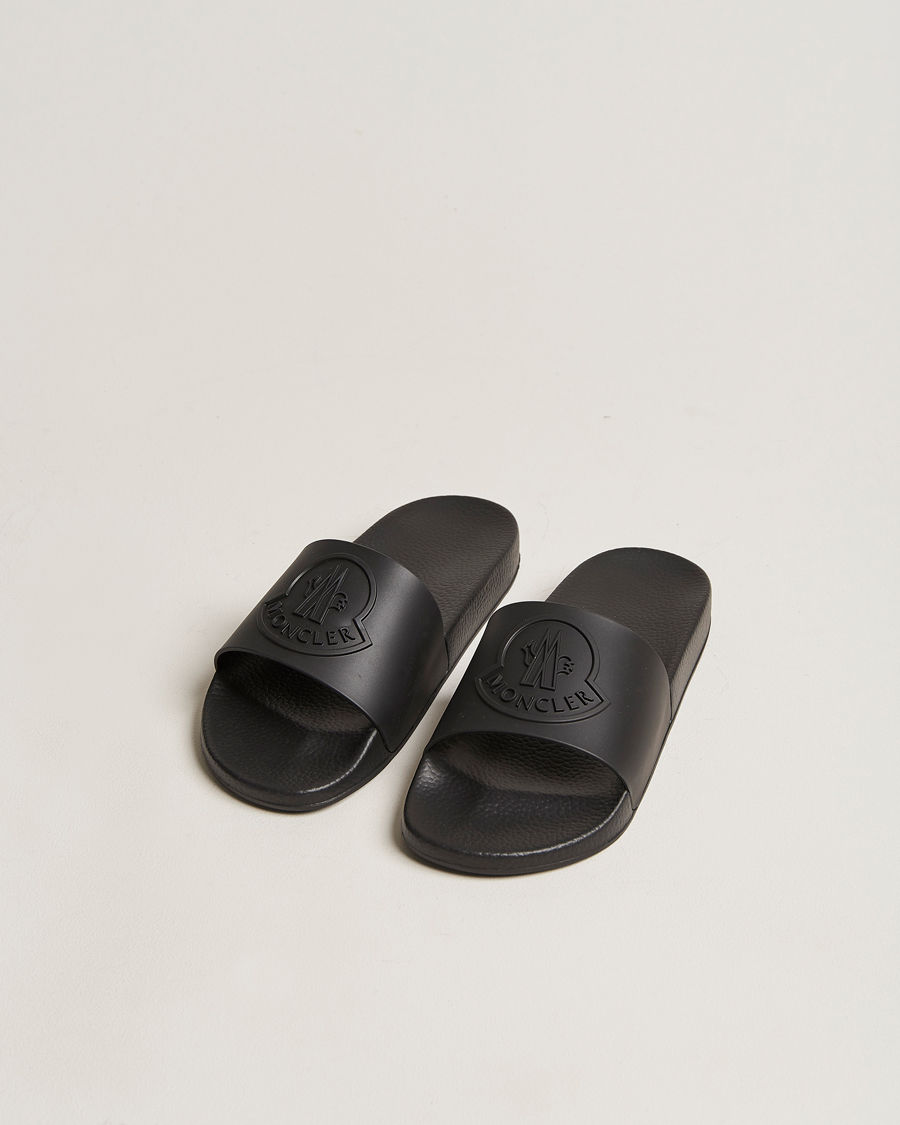 Herr | Moncler Basile Slides Black | Moncler | Basile Slides Black