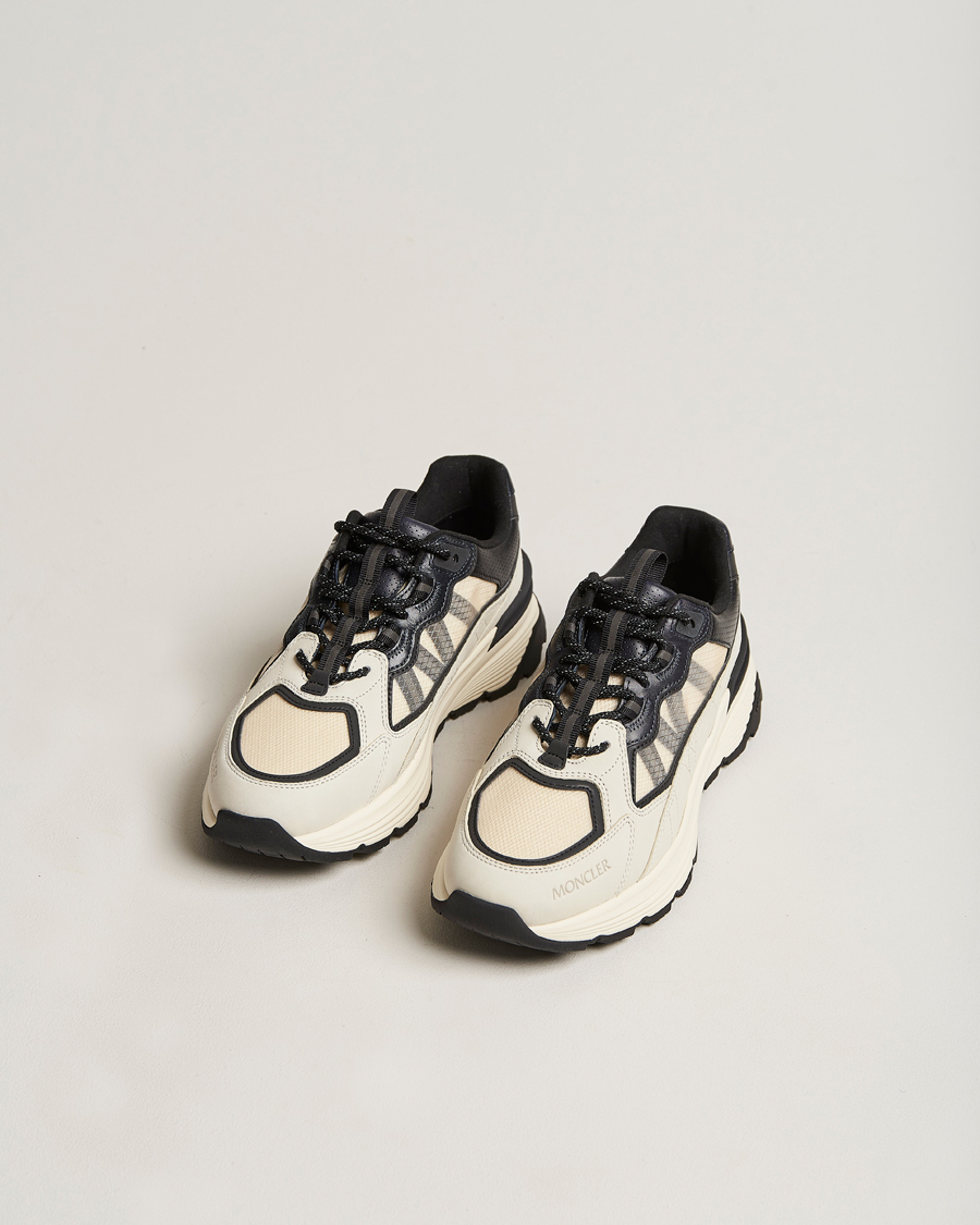 Herr | Moncler Lite Runner Sneakers Black/White | Moncler | Lite Runner Sneakers Black/White