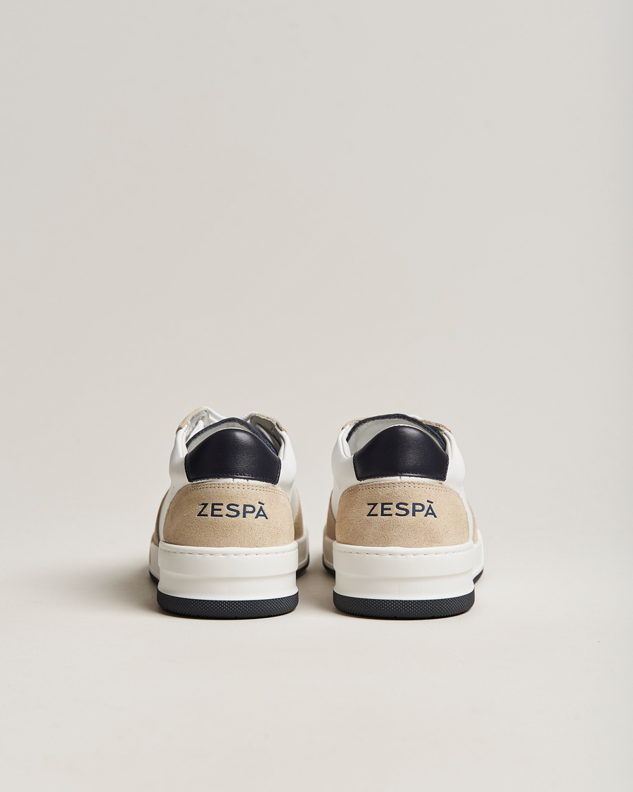 Herr | Zespà ZSP23 MAX Nappa/Suede Sneakers Frost/Navy | Zespà | ZSP23 MAX Nappa/Suede Sneakers Frost/Navy