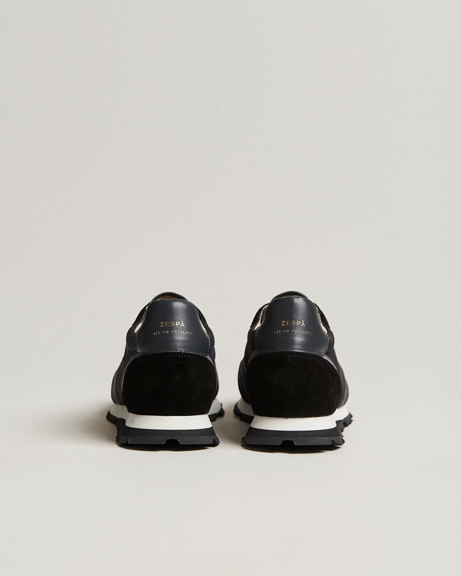 Herr | Zespà ZSP6 Pique Seaqual Running Sneaker Black/Grey | Zespà | ZSP6 Pique Seaqual Running Sneaker Black/Grey
