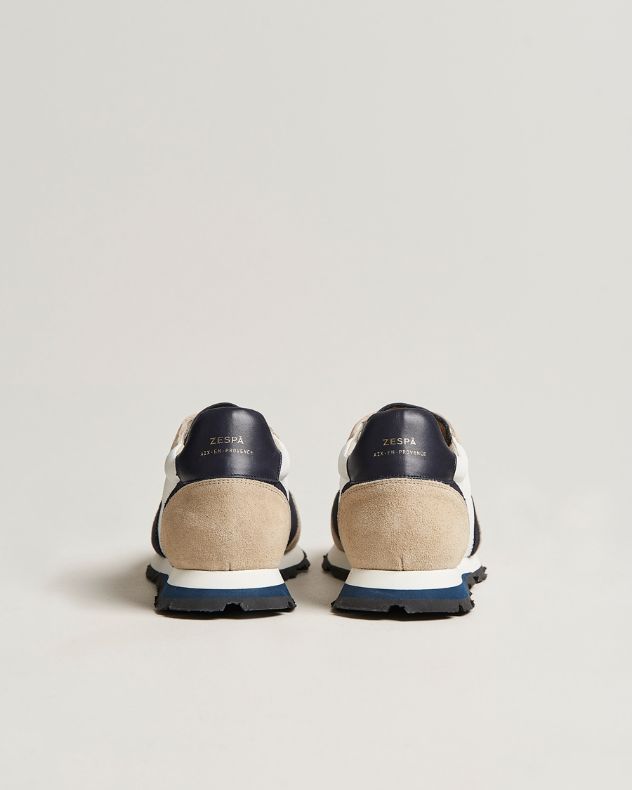 Herr | Zespà ZSP6 Pique Seaqual Running Sneaker Frost/Navy | Zespà | ZSP6 Pique Seaqual Running Sneaker Frost/Navy