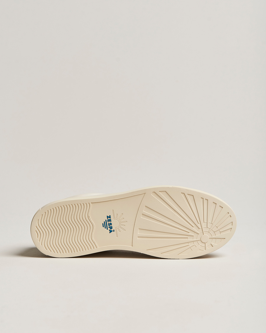 Herr | Zespà ZSP4 Nappa Leather Sneakers Off White/Navy | Zespà | ZSP4 Nappa Leather Sneakers Off White/Navy