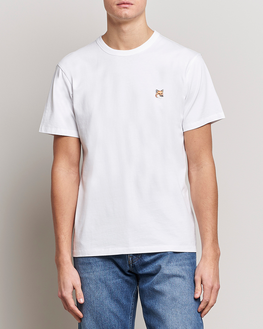 Herr | Vita t-shirts | Maison Kitsuné | Fox Head T-Shirt White