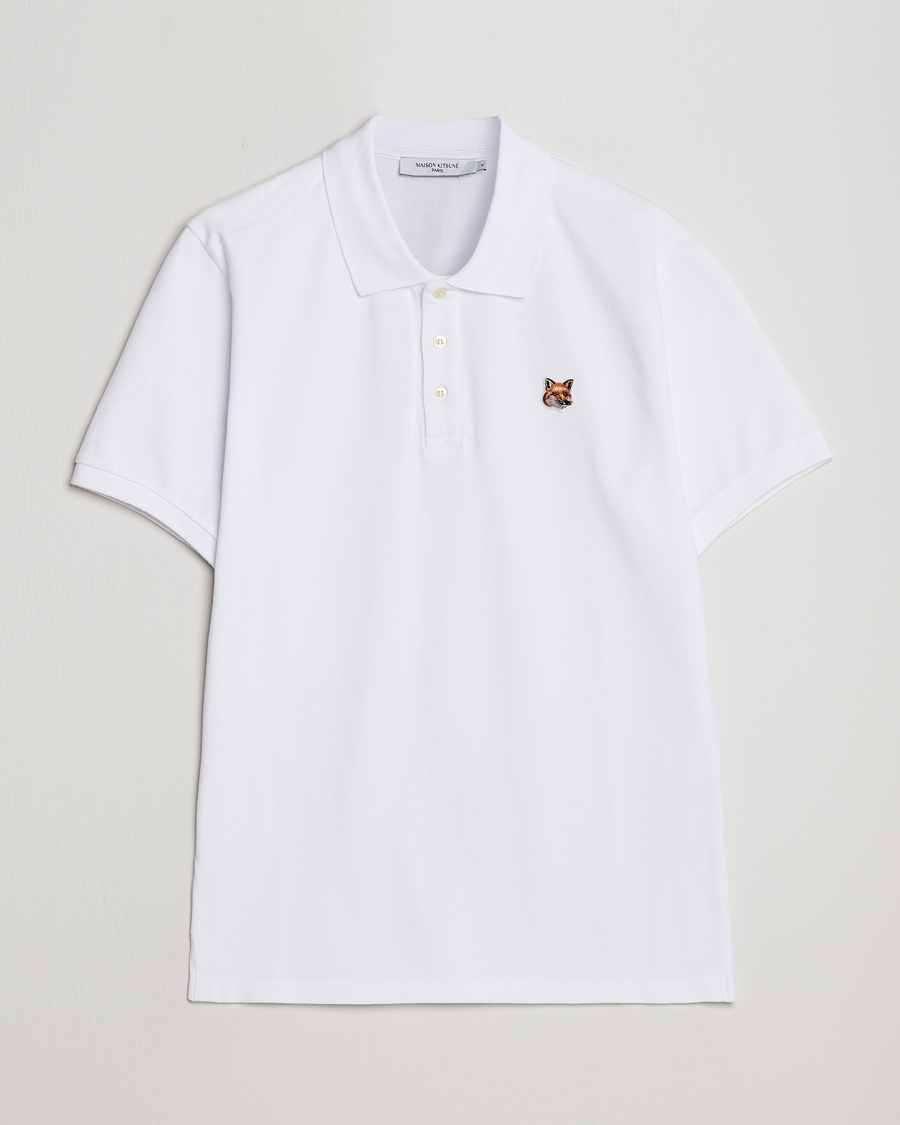 Herr | Pikéer | Maison Kitsuné | Fox Head Polo White