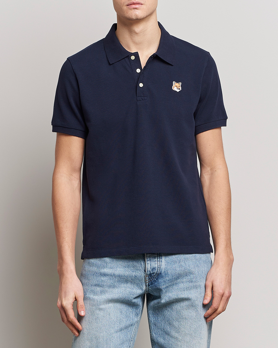Herr | Pikéer | Maison Kitsuné | Fox Head Polo Navy