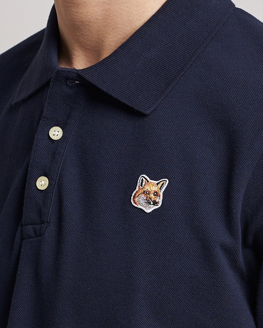 Herr | Pikéer | Maison Kitsuné | Fox Head Polo Navy