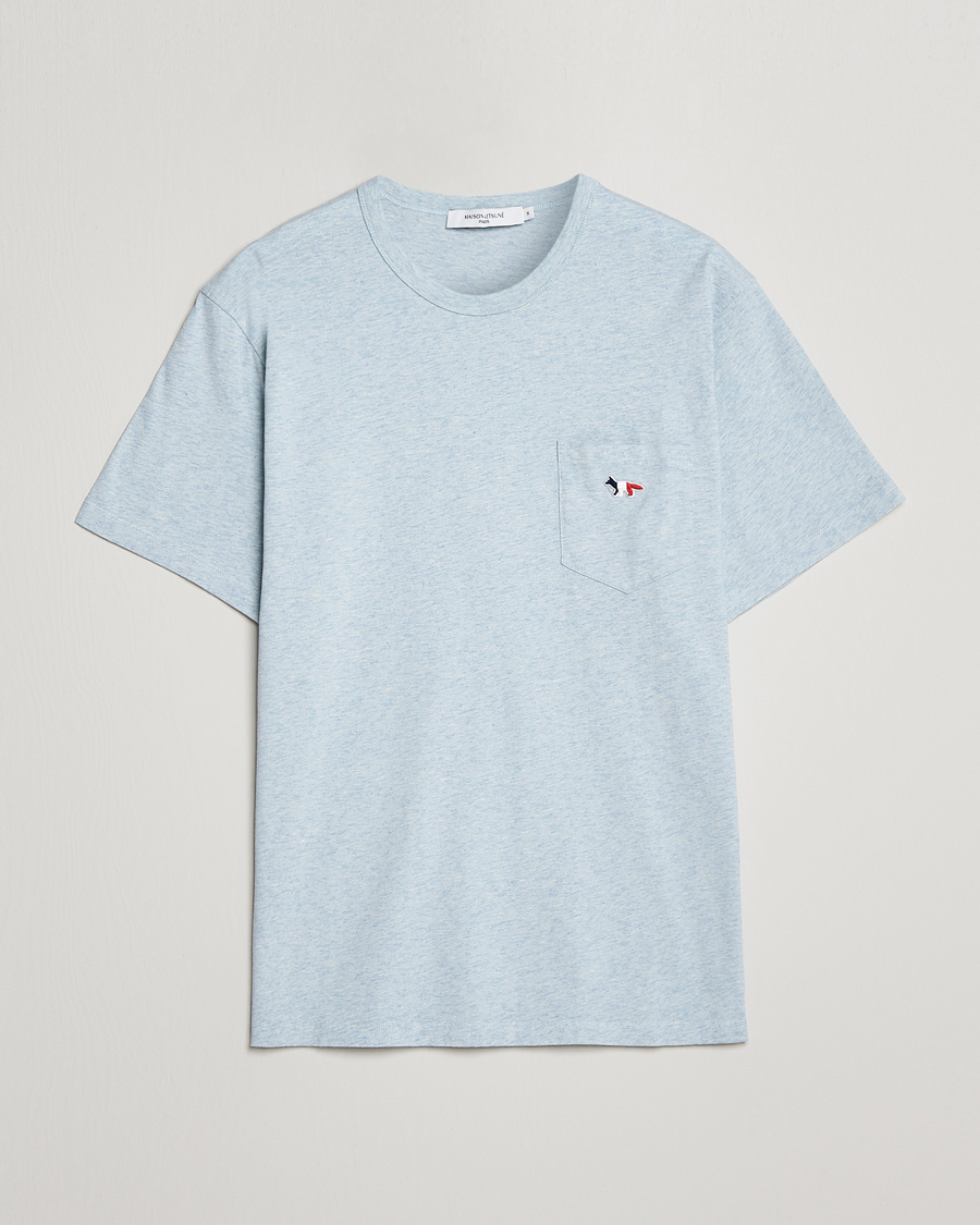 Herr | T-Shirts | Maison Kitsuné | Tricolor Fox Tee Blue Haze