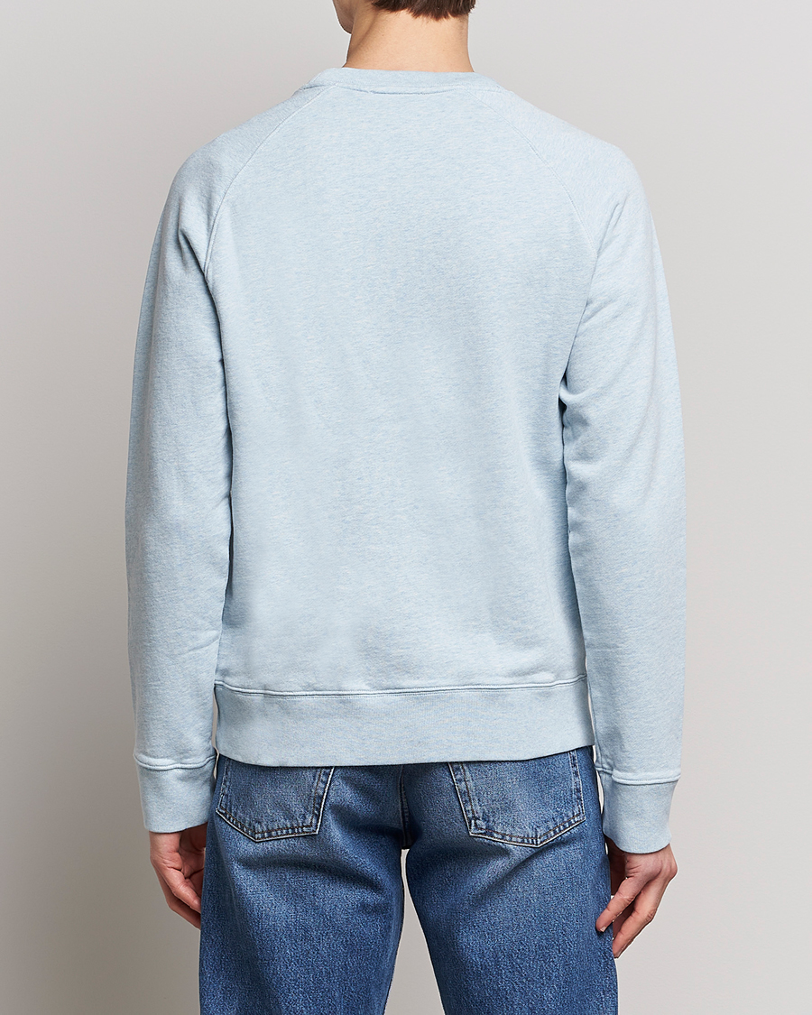 Herr | Tröjor | Maison Kitsuné | Tricolor Fox Sweatshirt Blue Haze