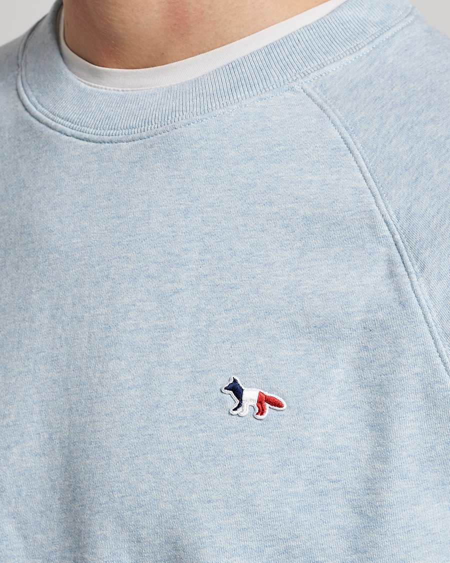 Herr | Tröjor | Maison Kitsuné | Tricolor Fox Sweatshirt Blue Haze