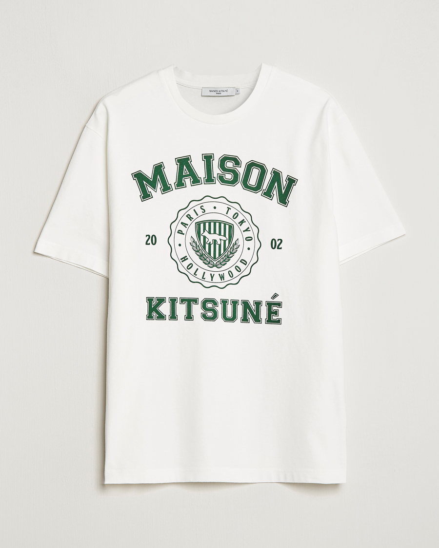 Herr | T-Shirts | Maison Kitsuné | Varsity Comfort Tee Off White