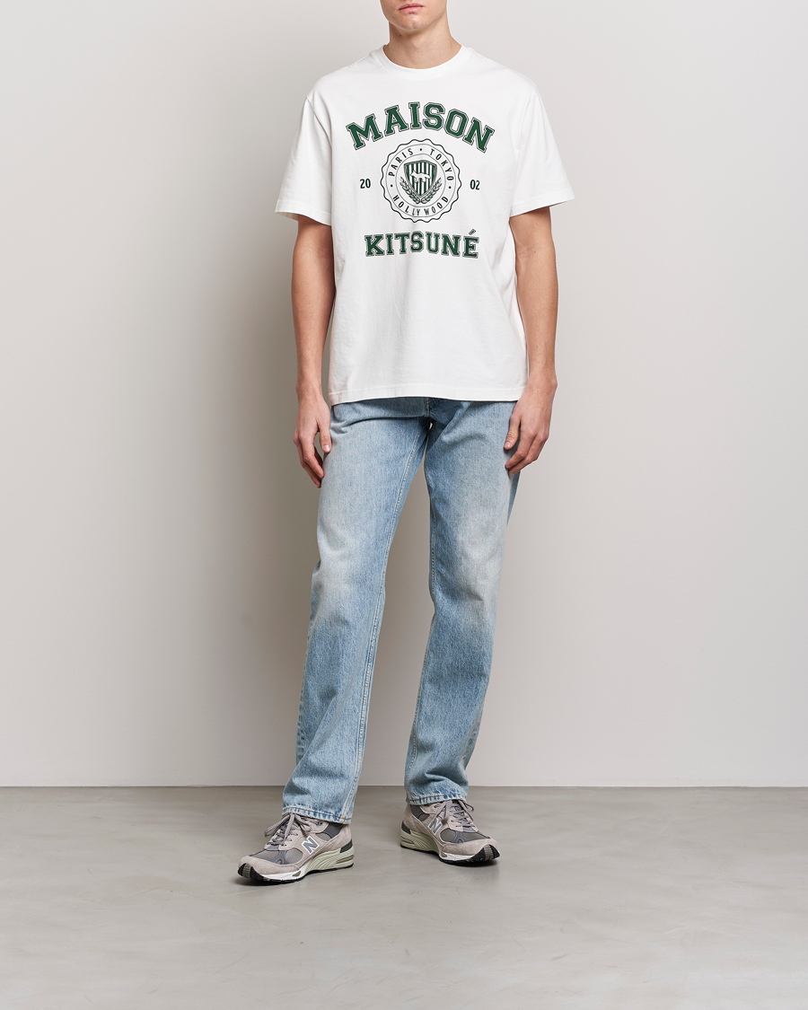 Herr | T-Shirts | Maison Kitsuné | Varsity Comfort Tee Off White