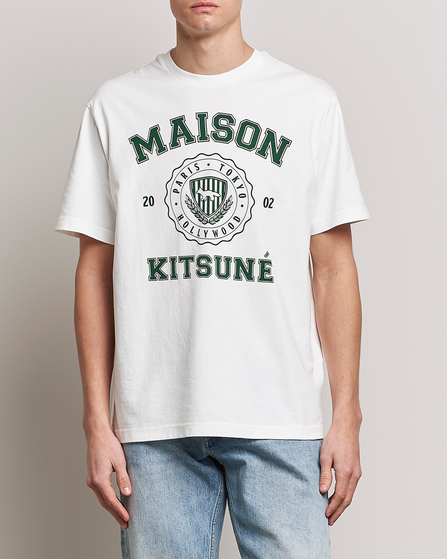 Herr | T-Shirts | Maison Kitsuné | Varsity Comfort Tee Off White