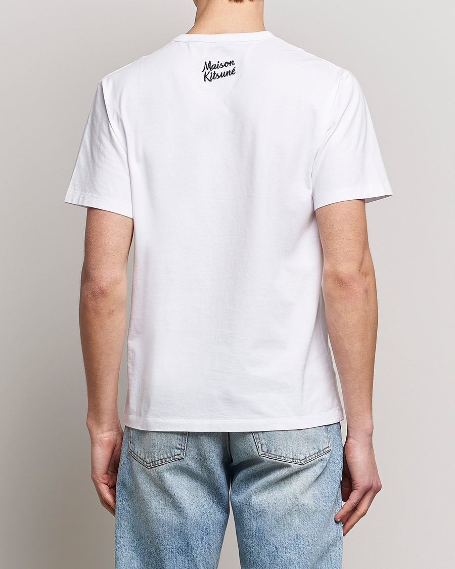 Herr | T-Shirts | Maison Kitsuné | Summer Fox Print Tee White