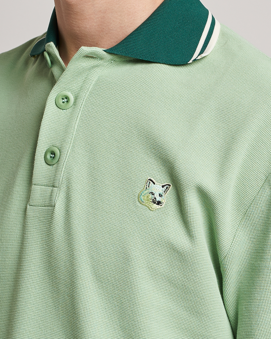 Herr | Pikéer | Maison Kitsuné | Tonal Fox Head Polo Mint