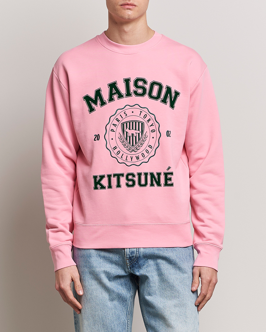 Herr |  | Maison Kitsuné | Varsity Comfort Sweatshirt Strawberry