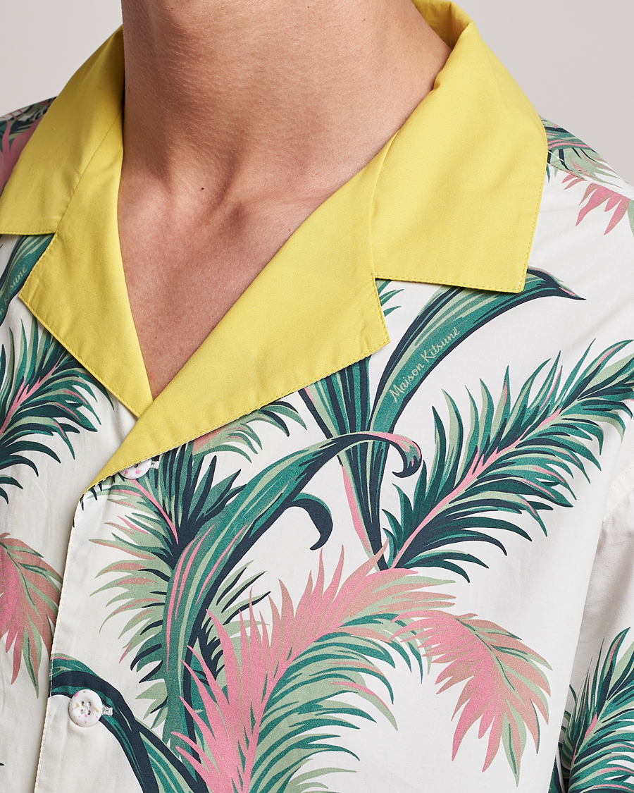 Herr | Skjortor | Maison Kitsuné | Palm Front Resort Shirt Multicolor