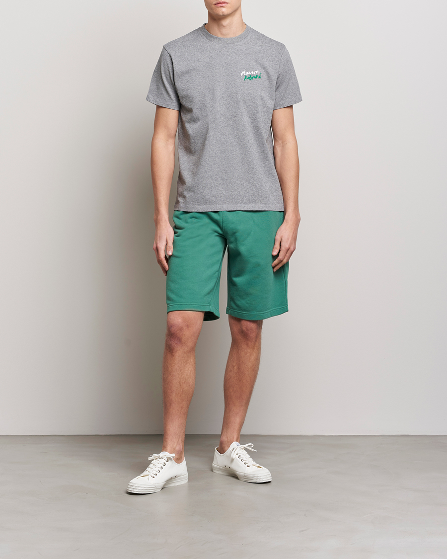 Herr | Shorts | Maison Kitsuné | Crest Jog Shorts Tropical Green