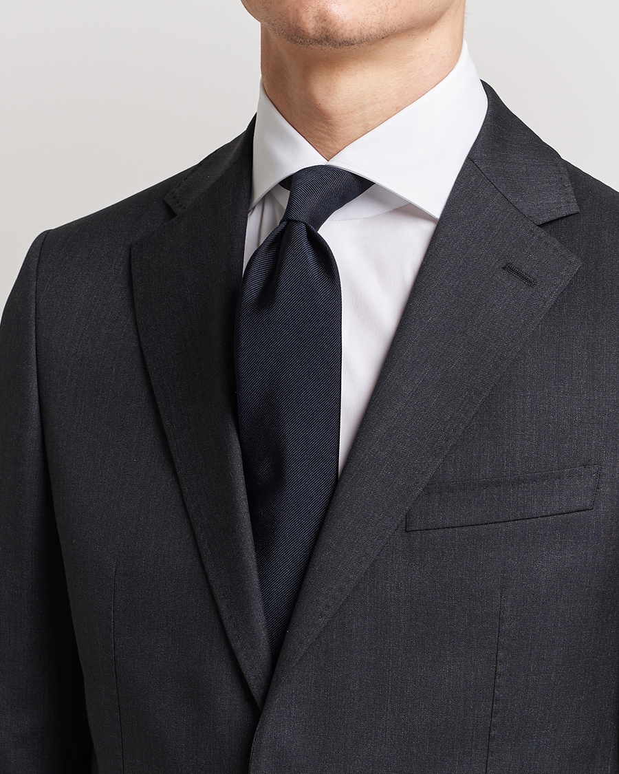 Herr | Accessoarer | BOSS BLACK | Silk 7,5 cm Tie Dark Blue