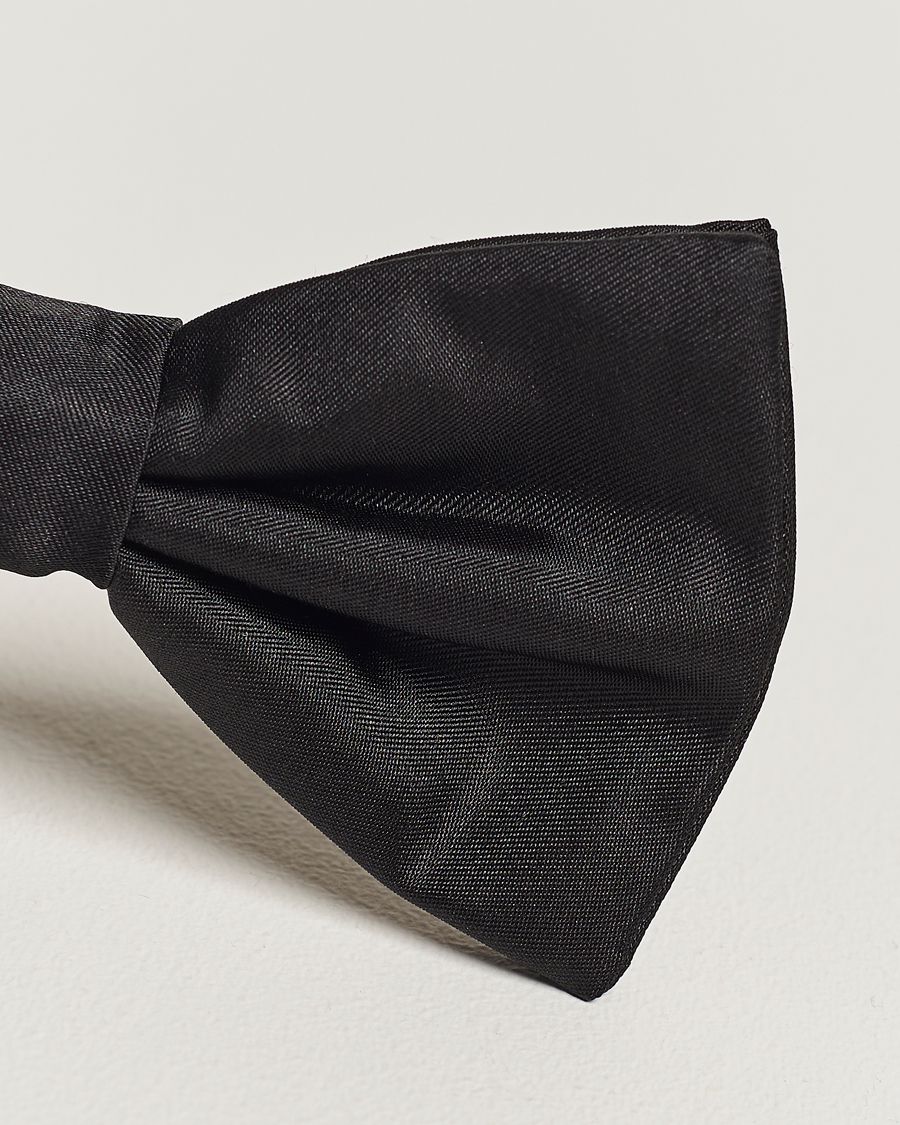 Herr | Flugor | BOSS BLACK | Silk Pre Tie Black