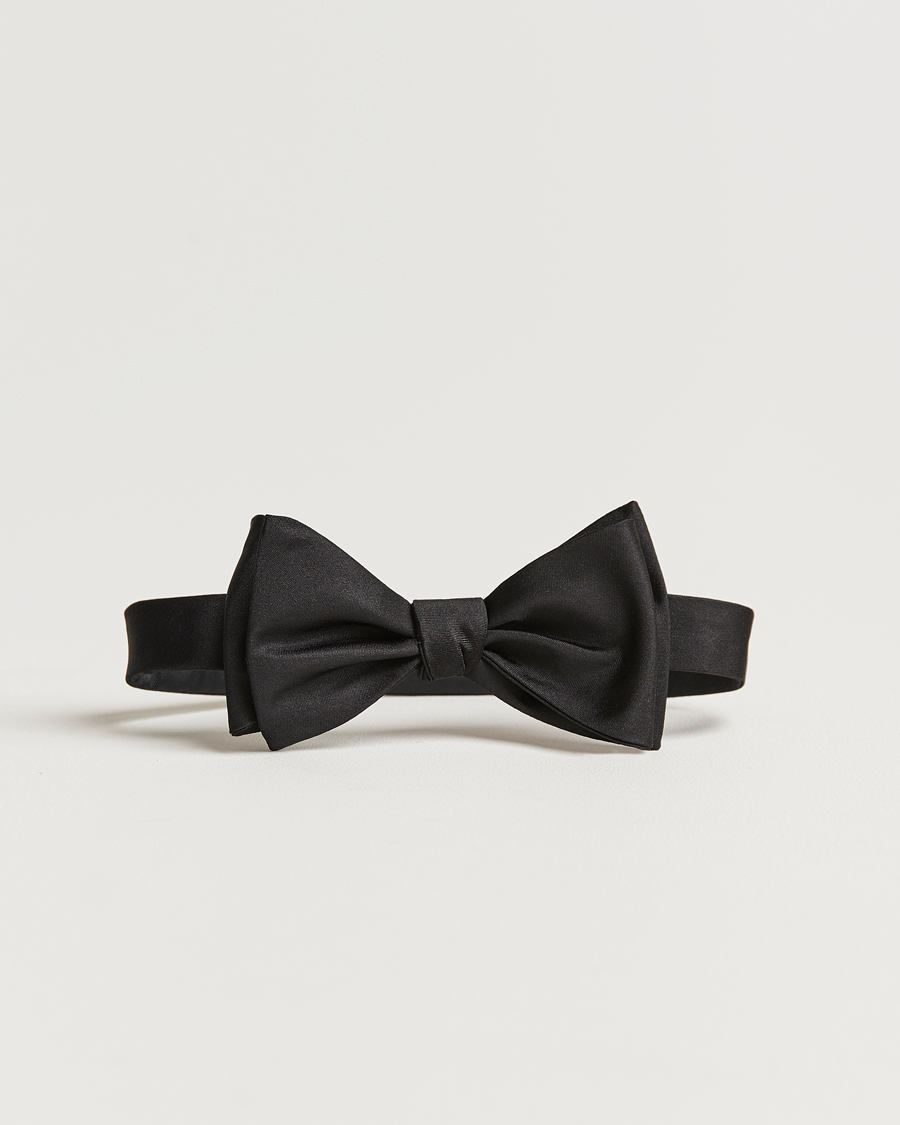 Herr | Flugor | BOSS BLACK | Silk Self Tie Black