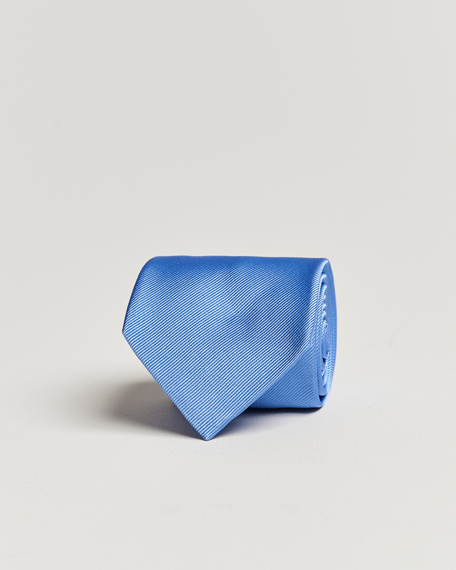 Herr | Slipsar | Amanda Christensen | Plain Classic Tie 8 cm Sky Blue