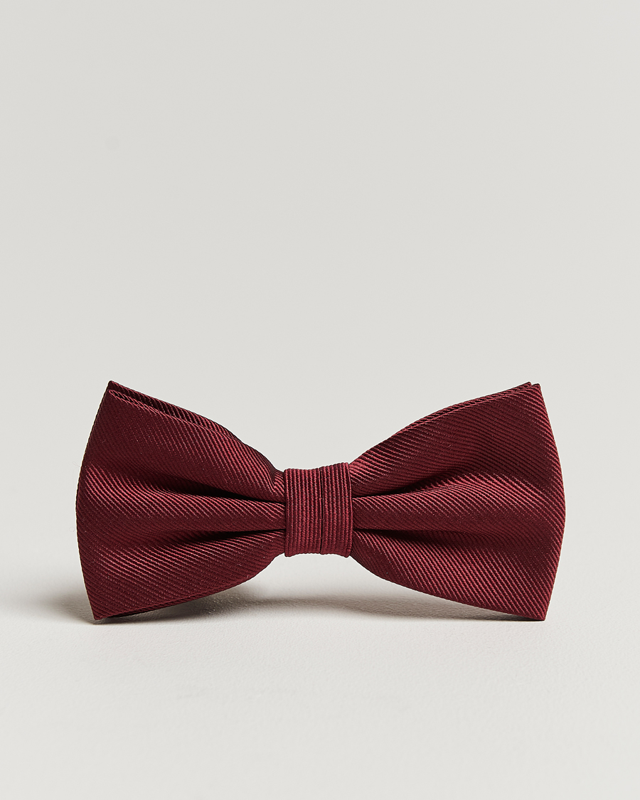 Herr | Flugor | Amanda Christensen | Pre Tie Silk Bordeaux