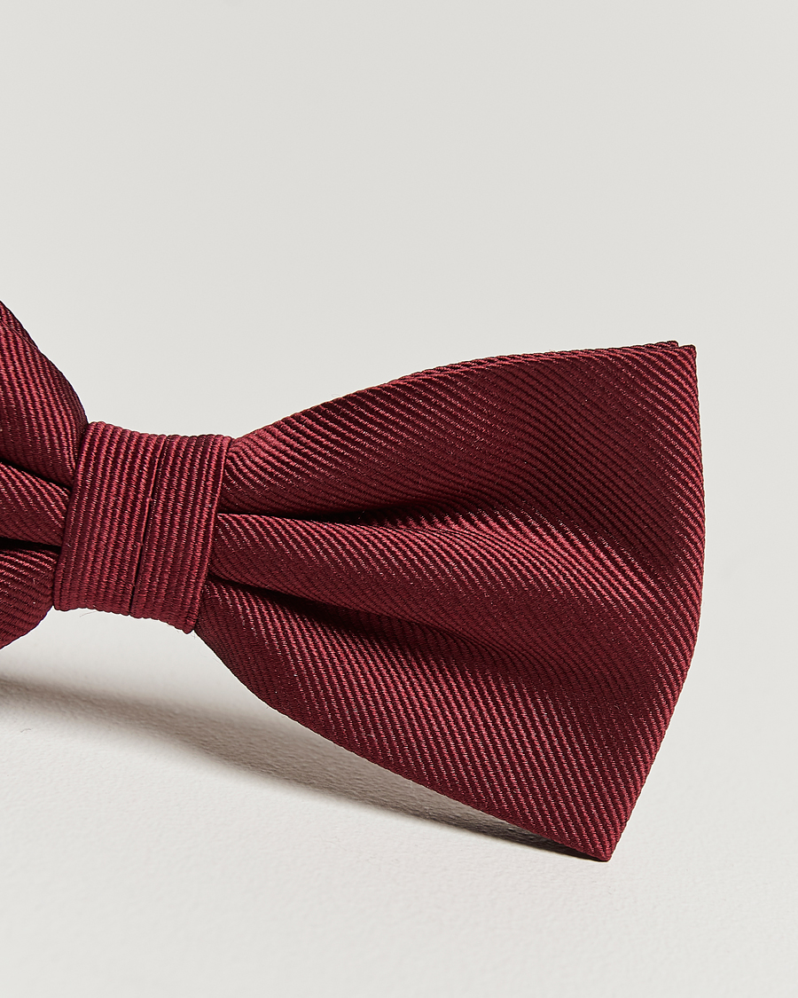 Herr | Flugor | Amanda Christensen | Pre Tie Silk Bordeaux