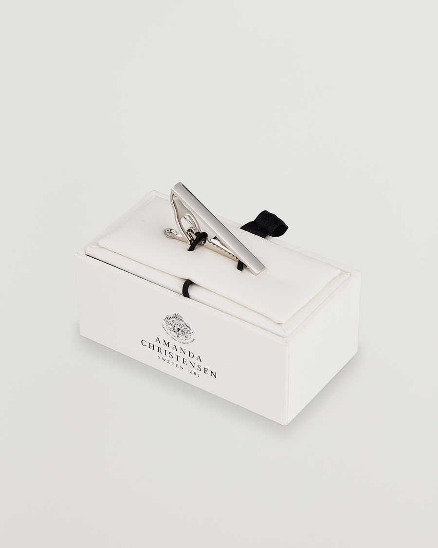 Herre | Slipsnåler | Amanda Christensen | Tie Clip 4 cm Silver