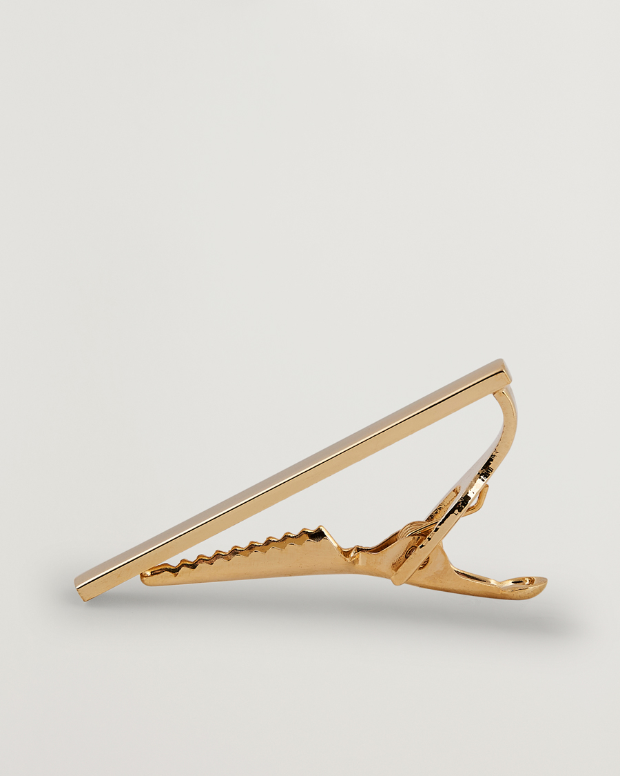 Herr | Amanda Christensen Tie Clip 4 cm Gold | Amanda Christensen | Tie Clip 4 cm Gold